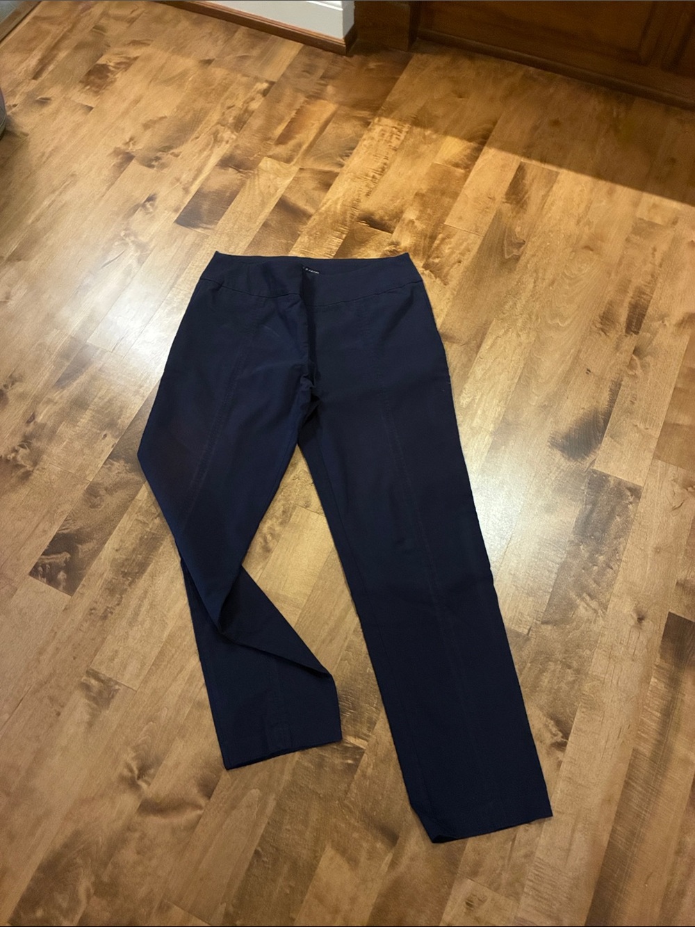 Zac & Rachel Dark Navy Straight Dress Pants